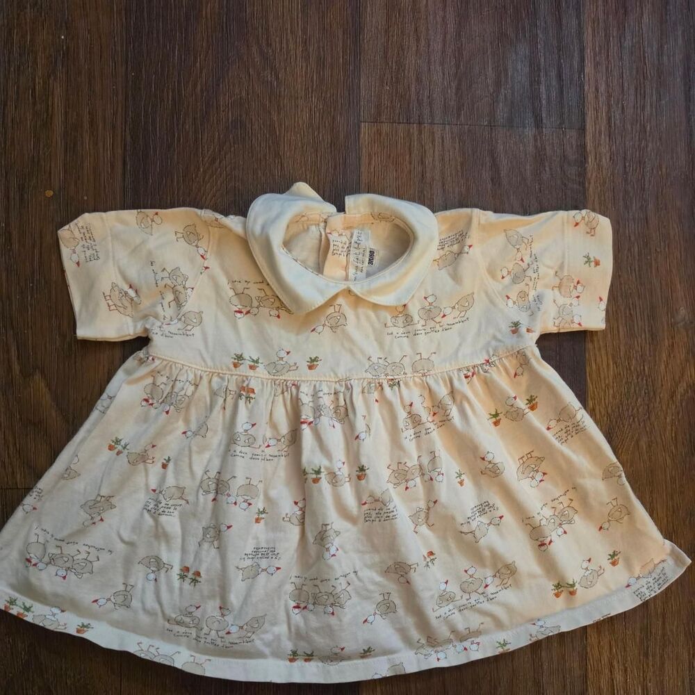 Catimini Cream and Pink Dress